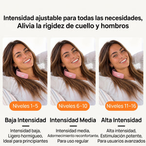 Masajeador para aliviar y relajar el cuello