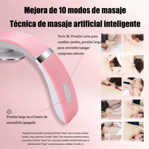 Masajeador para aliviar y relajar el cuello