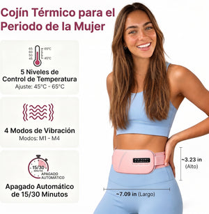 Cinturón térmico para el alivio menstrual y lumbar