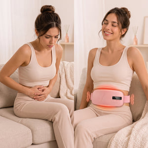 Cinturón térmico para el alivio menstrual y lumbar