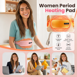 3-in-1 Menstrual Heating Pad with Heat and Massage